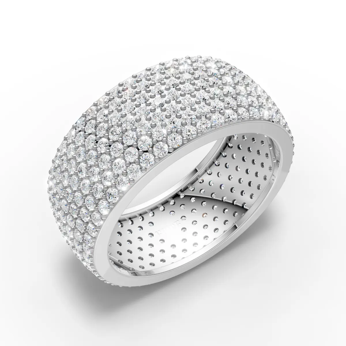 7 Line Diamond Band